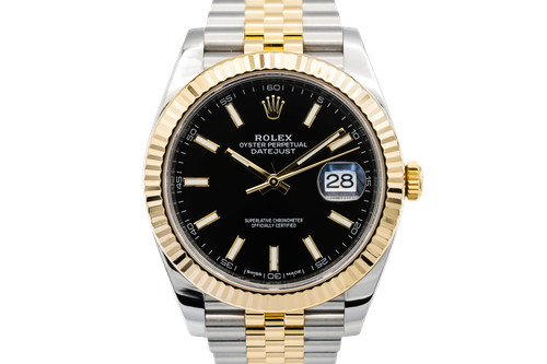 Rolex datejust 41mm steel 18ct - rolex,