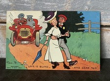TOM BROWNE Comic Postcard LOVE