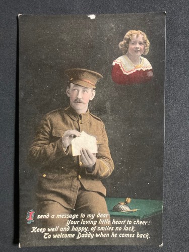 Ww1 soldier getting letter - soldier,