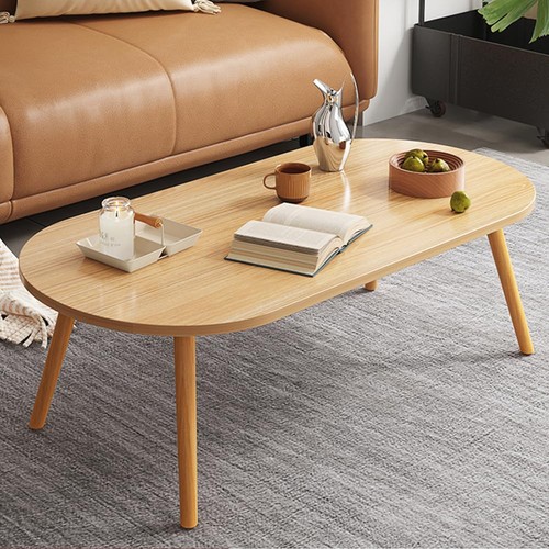 Low oval coffee table mid - low,