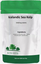 Icelandic Sea Kelp 5000MG High Strength Tablets – Thyroid & Metabolic Support
