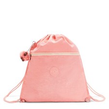 Kipling SUPERTABOO Medium Drawstring Bag - Pink Candy Combo