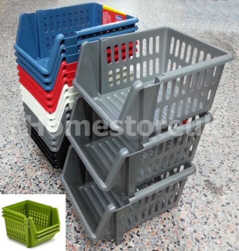 Stackable storage basket - stackable, 3