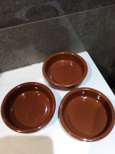 3 Terracotta Tapas Dishes