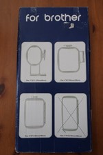 FOR BROTHER SEWING MACHINE Set of 3 x Embroidery Hoops - VINTAGE BOXED