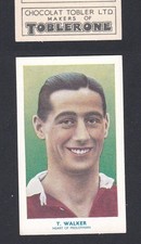 Rare Tobler Chocolate Toblerone Heart of Midlothian Hearts football card 1939