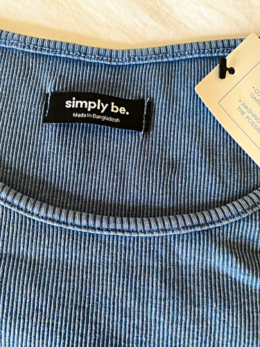 Simply bodysuit blue - be.,