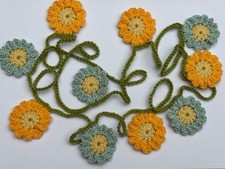 Saffron Yellow and Blue Daisy
