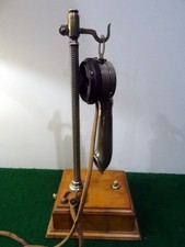 STUNNING ANTIQUE VINTAGE OLD PHONE OLD ANTIQUE TELEPHONE BURGUNDY