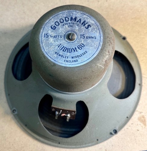 Vintage 1960s goodmans alnico - 1960s,
