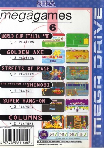 Mega games golden axe - 6, axe-