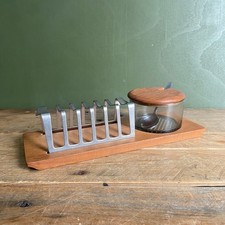 Vintage Danish Teak Toast Rack