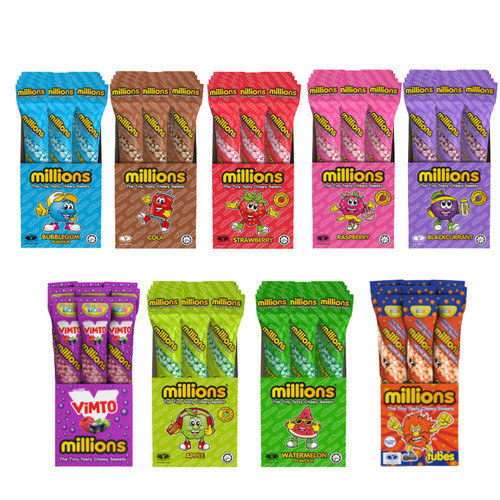 Millions sweets tubes 55g - millions,