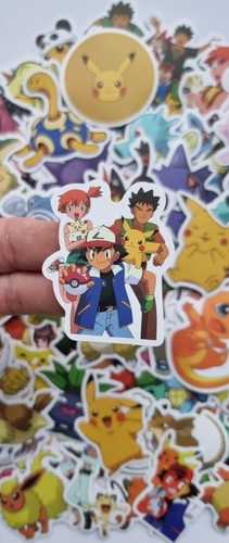 100 pcs pokemon stickers pvc - 100,