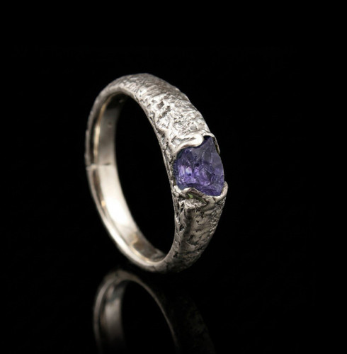 Raw amethyst vintage - raw, signet