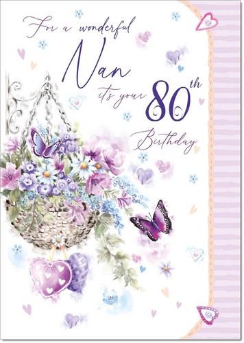 Doodlecards nan 80th birthday - doodlecards,