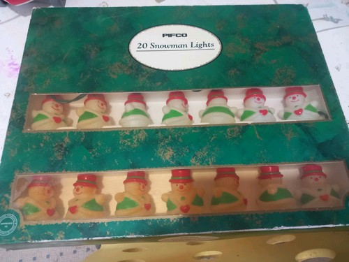 Vintage pifco snowman - vintage,