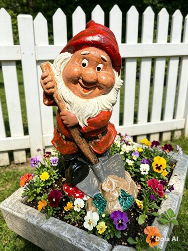 Concrete garden ornament - ,