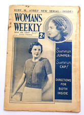 Vintage 1930s Woman's Weekly