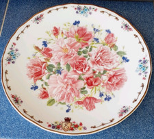Royal Albert Plate. The Roses of Mey. Flowers .Garden of the Queen Mother.