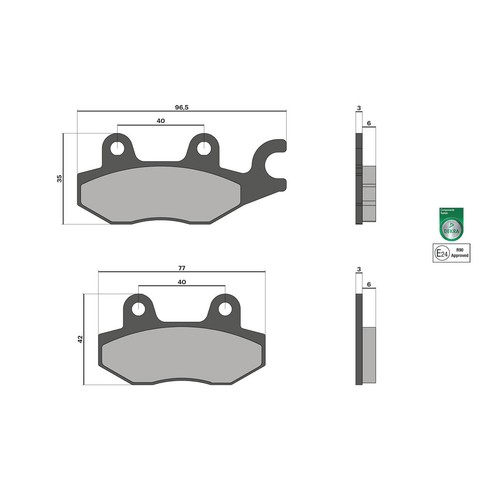 Malossi brake pads - brake,