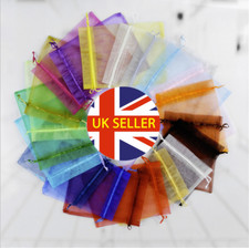 UK 10-100pcs Luxury Organza