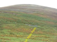 Photo 12x8 Sheep shelter Langhaugh/NT2031 A U-shaped shelter on the slope c2015