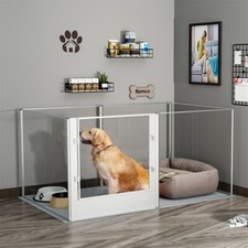 XXL Clear Acrylic Dog Playpen