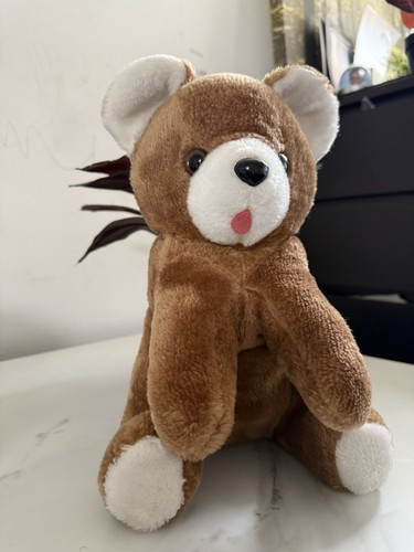 Vintage style brown teddy bear - vintage,