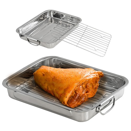 Roasting tray with rack - tray,