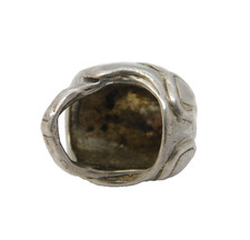 Sterling Silver Traditional Motor Racing Helmet Charm Pendant Antique c1930