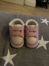 Baby Girl Pink Soft Shoes Age 9/12 Months