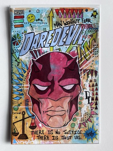 Original daredevil comic cover - comic,