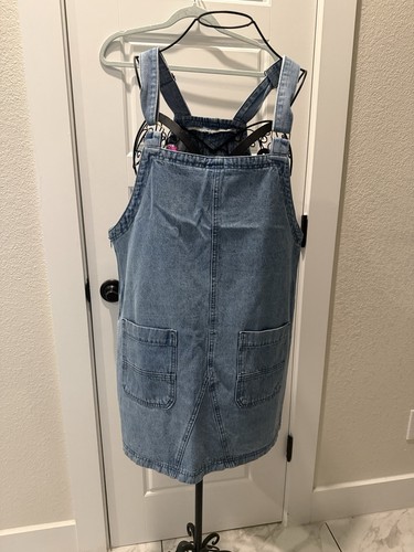 Women blue denim overall - women’s,