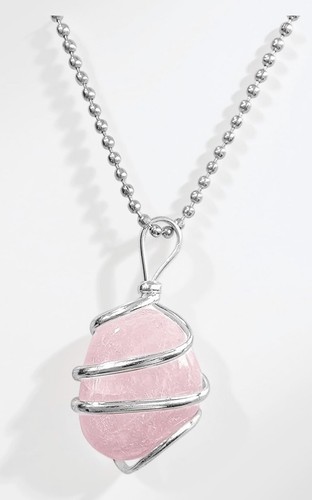 Natural rose quartz crystal - natural,