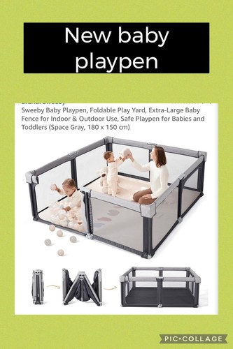 Sweeby baby playpen - baby, playpen,