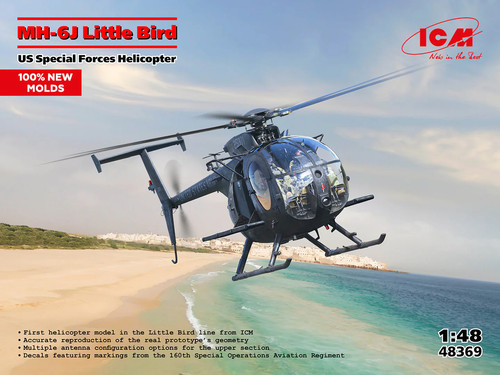 Icm 6j little bird - icm, 1/48