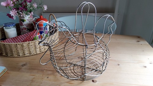 Vintage chrome plated chicken - vintage,