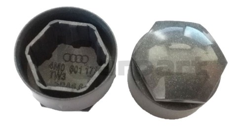 Cap wheel bolt grey - wheel, new