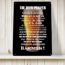 The beer prayer bar sign - beer, prayer,