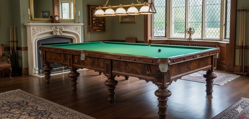 Full size antique snooker - size,