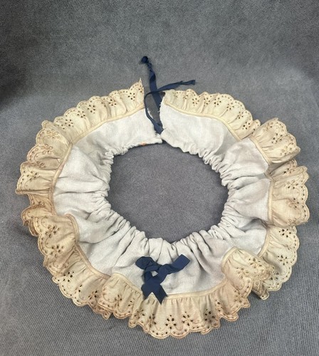 Vintage linen ruffle clown - vintage,
