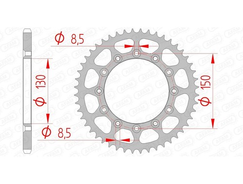 Afam standard steel crown - afam,