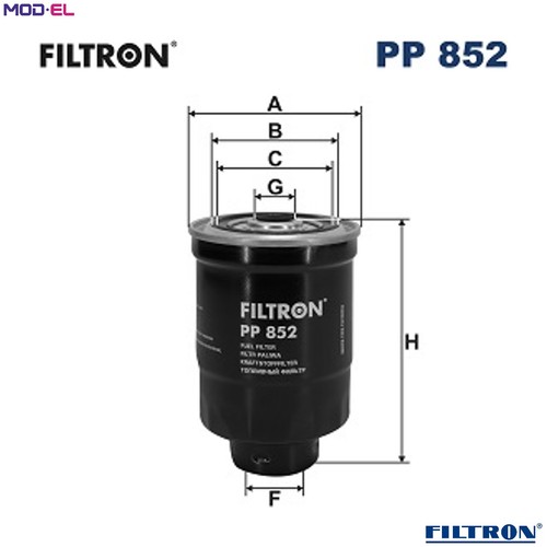 Fuel filter 852 - fuel,