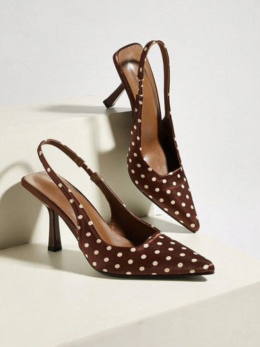 Women black polka dot - black,