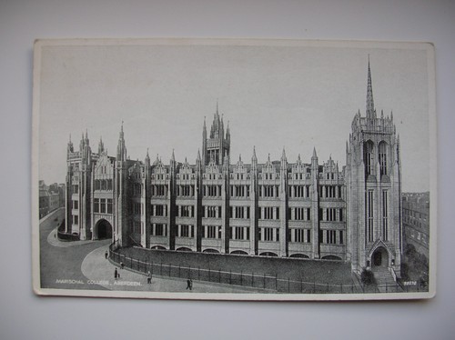 Aberdeen postcard marischal - aberdeen,