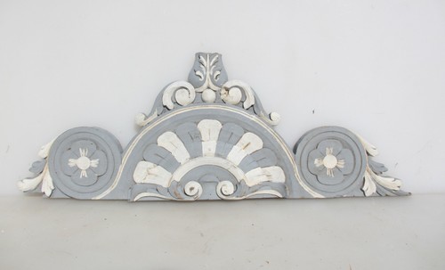 Antique carved wooden top - wooden, old