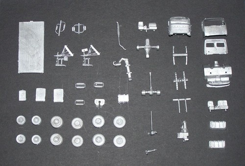 Scale white metal model - scale,
