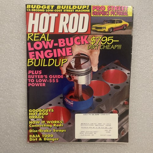 March 1994 hot rod magazine - march,