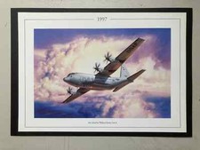 MILITARY AVIATION PRINT-  NEW BREED : LOCKHEED C-130J HERCULES -1997
